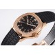 Patek Philippe - Aquanaut Lady 5067A Transparent Diamonds 35.6mm RG/RU Black Dial PPF Quartz