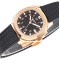 Patek Philippe - Aquanaut Lady 5067A Transparent Diamonds 35.6mm RG/RU Black Dial PPF Quartz