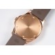 Patek Philippe - Aquanaut Lady 5067A Transparent Diamonds 35.6mm RG/RU Brown Dial PPF Quartz