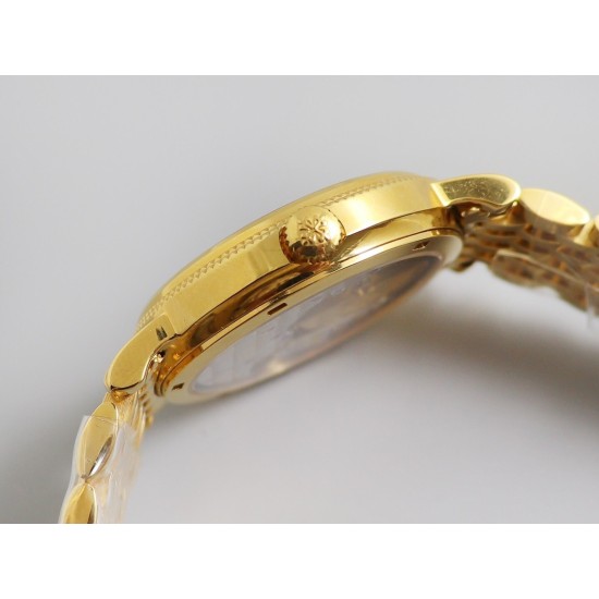 Patek Philippe - Calatrava 5120J 39mm YG/YG White Stk TWF Asia 21J Mod Cal.240