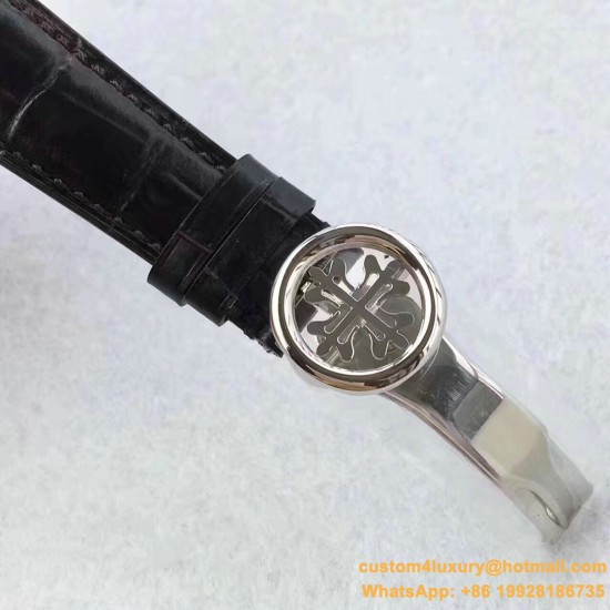 Patek Philippe - Annual Cal. Moonphase Ref.5396 38mm SS/LE White/Stk KMF A324