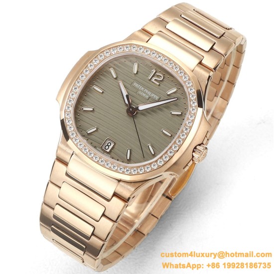 Patek Philippe - Nautilus 7118 35mm Dia RG/RG Grey Dial MSF A324