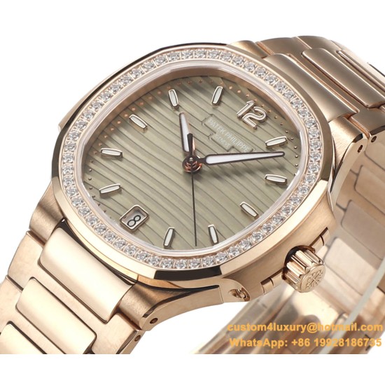 Patek Philippe - Nautilus 7118 35mm Dia RG/RG Grey Dial MSF A324
