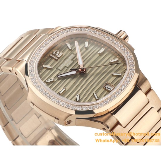 Patek Philippe - Nautilus 7118 35mm Dia RG/RG Grey Dial MSF A324