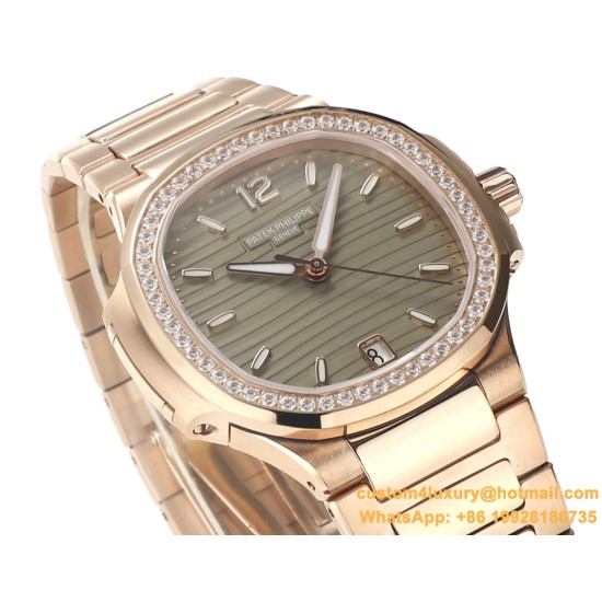 Patek Philippe - Nautilus 7118 35mm Dia RG/RG Grey Dial MSF A324
