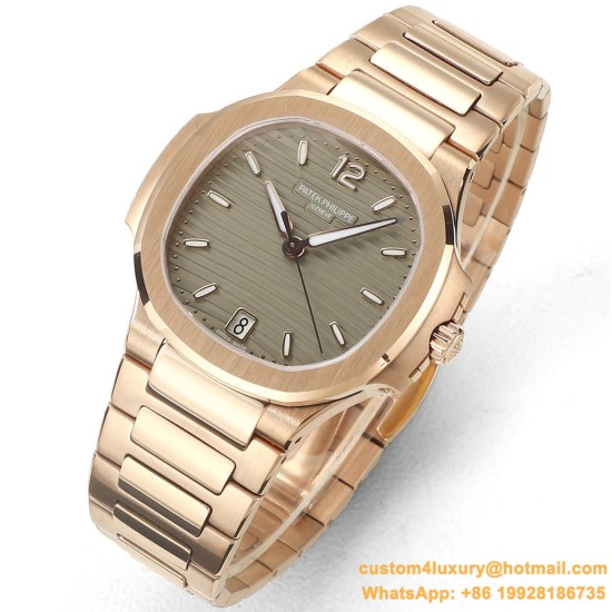 Patek Philippe - Nautilus 7118 35mm RG/RG Grey Dial MSF A324