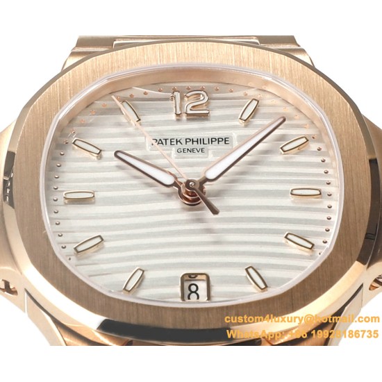 Patek Philippe - Nautilus 7118 35mm RG/RG White Dial MSF A324