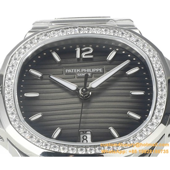 Patek Philippe - Nautilus 7118 35mm Dia SS/SS Grey Dial MSF A324