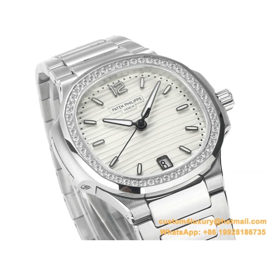 Patek Philippe - Nautilus 7118 35mm Dia SS/SS White Dial MSF A324