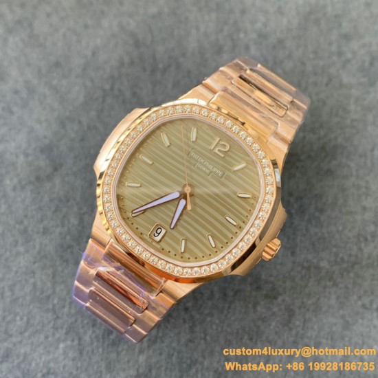 Patek Philippe - Nautilus 7118 35mm Dia RG/RG Grey Dial MSF A324