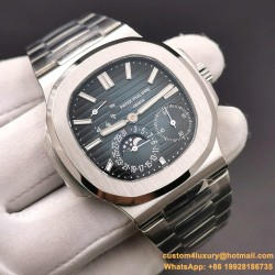Patek Philippe - Nautilus 40mm 5712 SS/SS Blue/Stk PPF A240 Super Clone