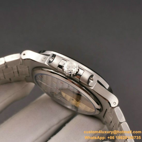 Patek Philippe - Nautilus 40mm 5712 SS/SS Blue/Stk PPF A240 Super Clone