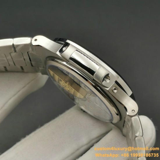 Patek Philippe - Nautilus 40mm 5712 SS/SS Blue/Stk PPF A240 Super Clone