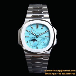 Patek Philippe - Nautilus 40mm 5712 SS/SS Ice Blue/Stk GRF A240