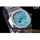 Patek Philippe - Nautilus 40mm 5712 SS/SS Ice Blue/Stk GRF A240