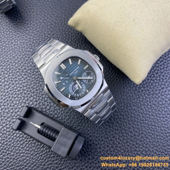 Patek Philippe - Nautilus 40mm 5712 SS/SS Blue/Stk GRF A240