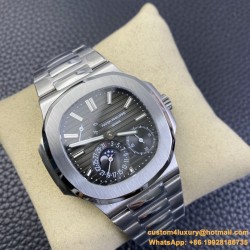 Patek Philippe - Nautilus 40mm 5712 SS/SS Black/Stk GRF A240
