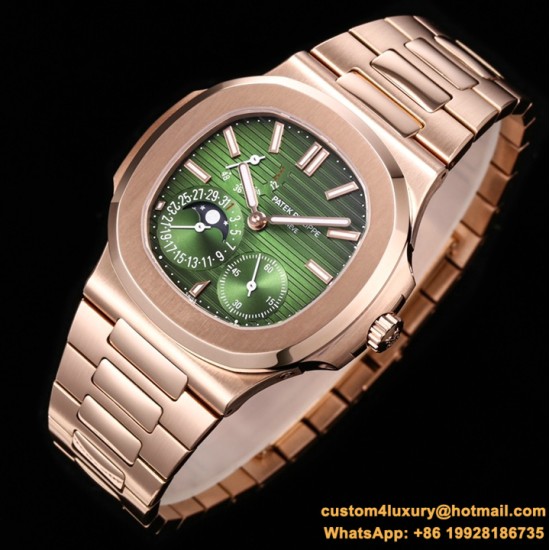 Patek Philippe - Nautilus 40mm 5712 RG/RG Green/Stk 3KF A240