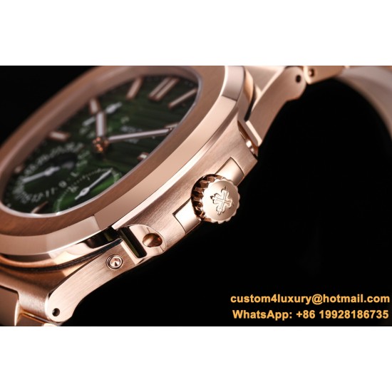 Patek Philippe - Nautilus 40mm 5712 RG/RG Green/Stk 3KF A240