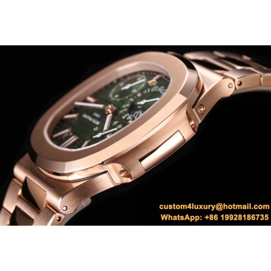 Patek Philippe - Nautilus 40mm 5712 RG/RG Green/Stk 3KF A240