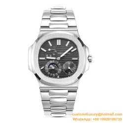 Patek Philippe - Nautilus 40mm 5712 SS/SS Black/Stk GRF A240