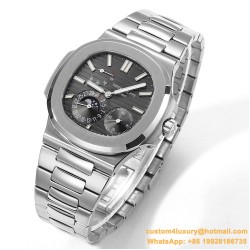 Patek Philippe - Nautilus 40mm 5712 SS/SS Black/Stk GRF A240