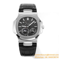 Patek Philippe - Nautilus 40mm 5712 SS/LE Black/Stk GRF A240
