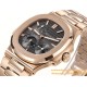 Patek Philippe - Nautilus 40mm 5712 RG/RG Black/Stk GRF A240