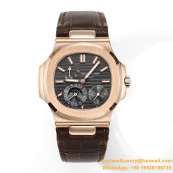 Patek Philippe - Nautilus 40mm 5712 RG/LE Black/Stk GRF A240