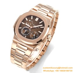 Patek Philippe - Nautilus 40mm 5712 RG/RG Brown/Stk GRF A240