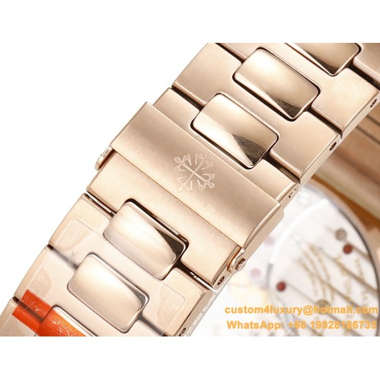 Patek Philippe - Nautilus 40mm 5712 RG/RG Brown/Stk GRF A240