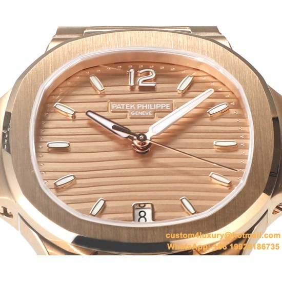 Patek Philippe - Nautilus 7118 35mm RG/RG Rose Gold Dial MSF A324