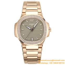 Patek Philippe - Nautilus 7118 35mm Dia RG/RG Green Dial MSF A324