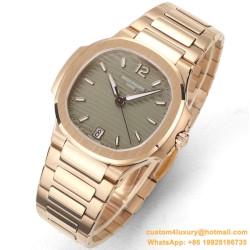 Patek Philippe - Nautilus 7118 35mm RG/RG Green Dial MSF A324