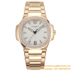 Patek Philippe - Nautilus 7118 35mm Dia RG/RG White Dial MSF A324