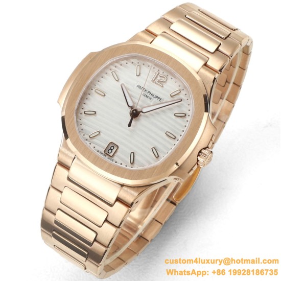Patek Philippe - Nautilus 7118 35mm RG/RG White Dial MSF A324