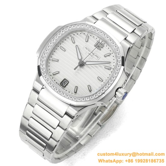 Patek Philippe - Nautilus 7118 35mm Dia SS/SS White Dial MSF A324