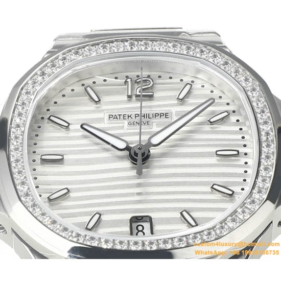 Patek Philippe - Nautilus 7118 35mm Dia SS/SS White Dial MSF A324