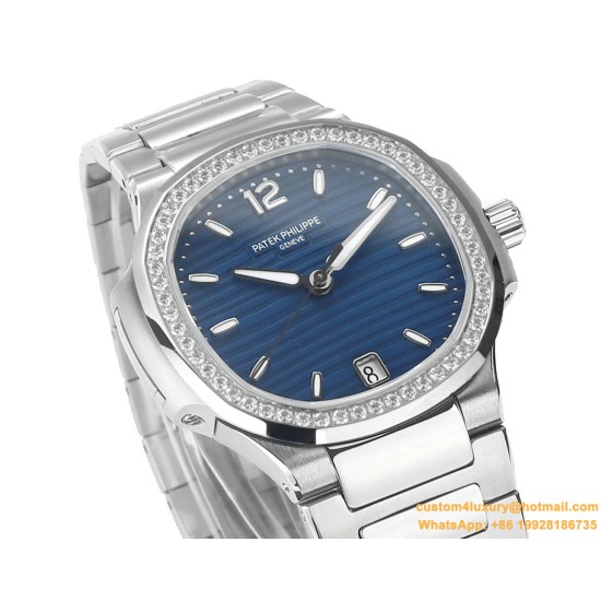 Patek Philippe - Nautilus 7118 35mm Dia SS/SS Blue Dial MSF A324