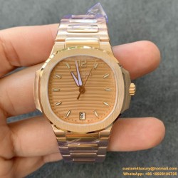 Patek Philippe - Nautilus 7118 35mm RG/RG Rose Gold Dial MSF A324