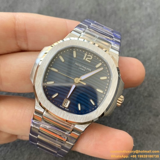 Patek Philippe - Nautilus 7118 35mm SS/SS Blue Dial MSF A324
