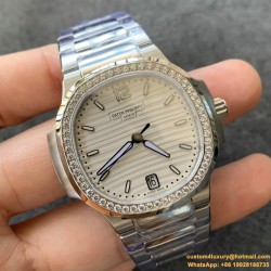 Patek Philippe - Nautilus 7118 35mm Dia SS/SS White Dial MSF 