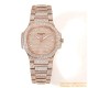 Patek Philippe - Nautilus 7118 35mm Full Diamonds RG/RG Diamonds Dial GRF A324