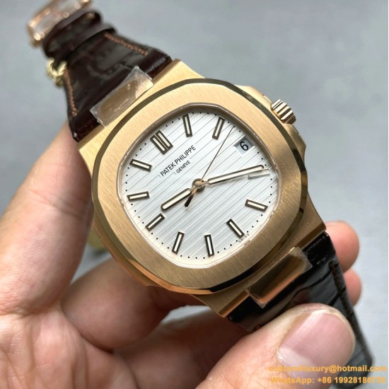 Patek Philippe - Nautilus 5711 40mm RG/LE White/Stk PPF A324 V4