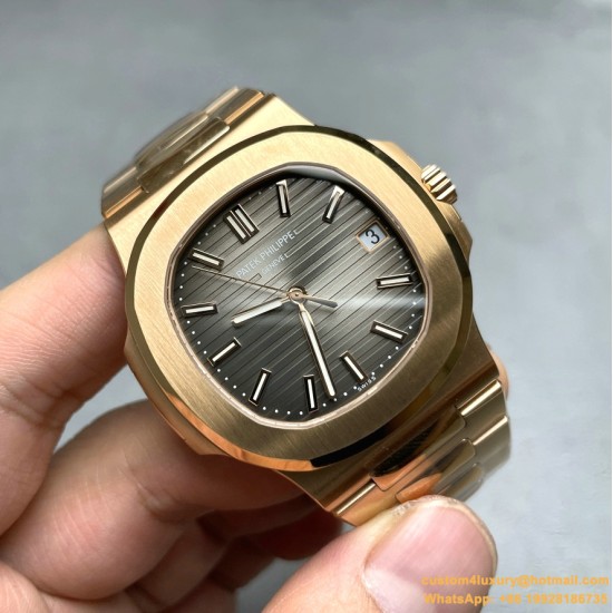 Patek Philippe - Nautilus 5711 40mm RG/RG Grey/Stk PPF A324