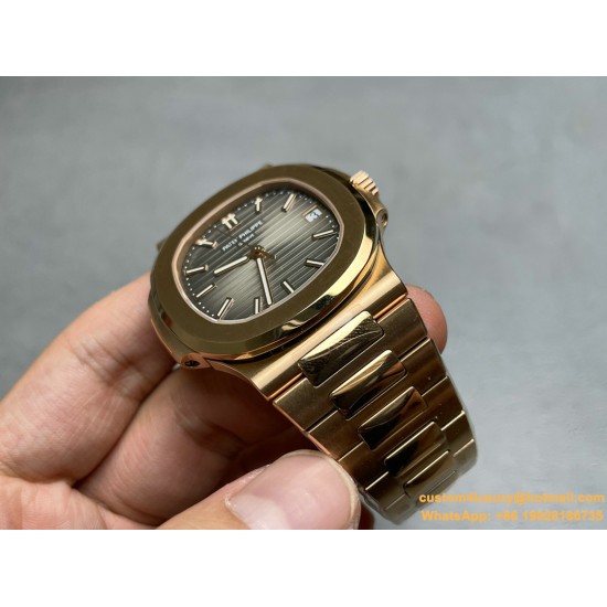 Patek Philippe - Nautilus 5711 40mm RG/RG Grey/Stk PPF A324