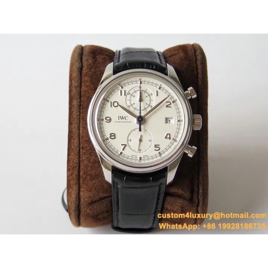 IWC - Da Vinci Chrono Laureus Ed IW393402 SS/LE White Dial YLF Asia 89361