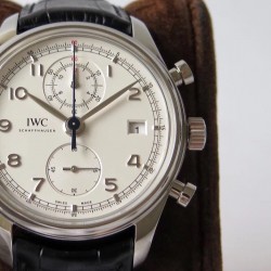IWC - Da Vinci Chrono Laureus Ed IW393402 SS/LE White Dial YLF Asia 89361
