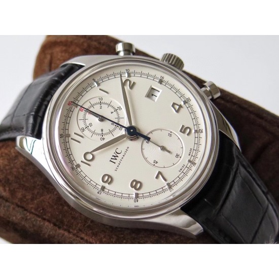 IWC - Da Vinci Chrono Laureus Ed IW393402 SS/LE White Dial YLF Asia 89361