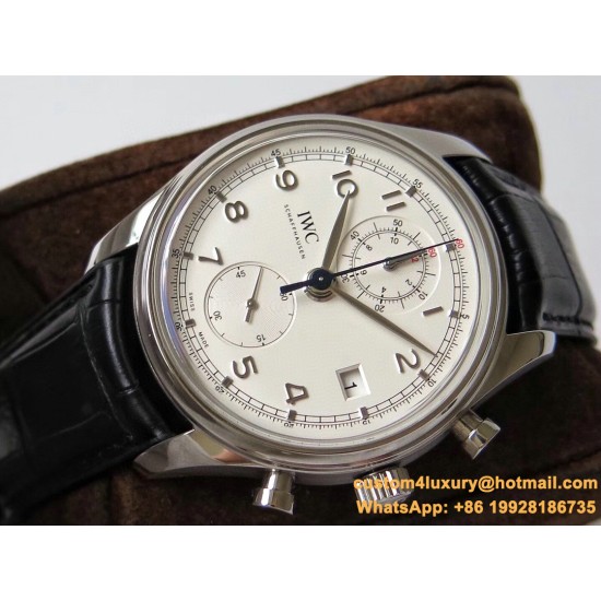 IWC - Da Vinci Chrono Laureus Ed IW393402 SS/LE White Dial YLF Asia 89361